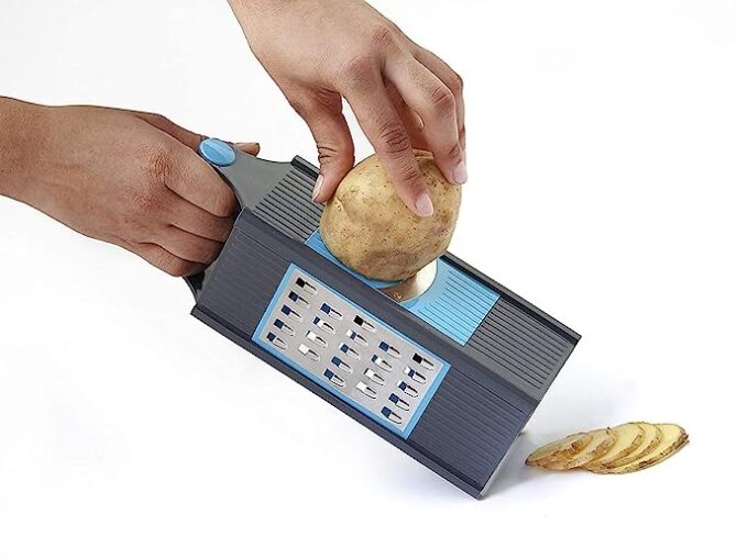 4 in 1 Plastic Hand Grater Slicer Chopper