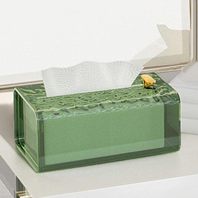 Luxury Glacier Pattern Tissue Box