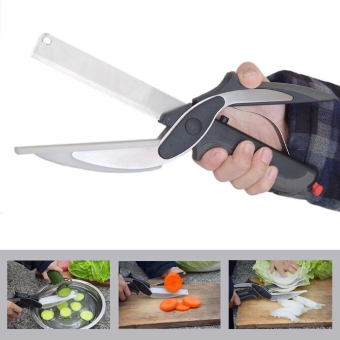 New Clever Cutter 2 in 1 Smart Knife & Cutting Board